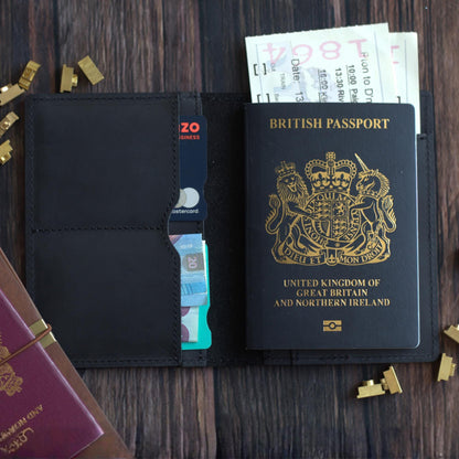 Genuine Leather Passport Wallet
