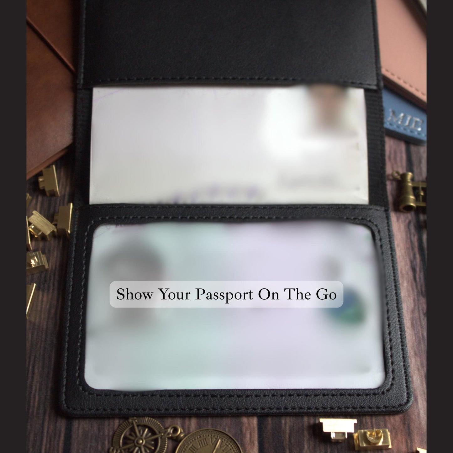 Passport Cover & Luggage Tag Travel Set