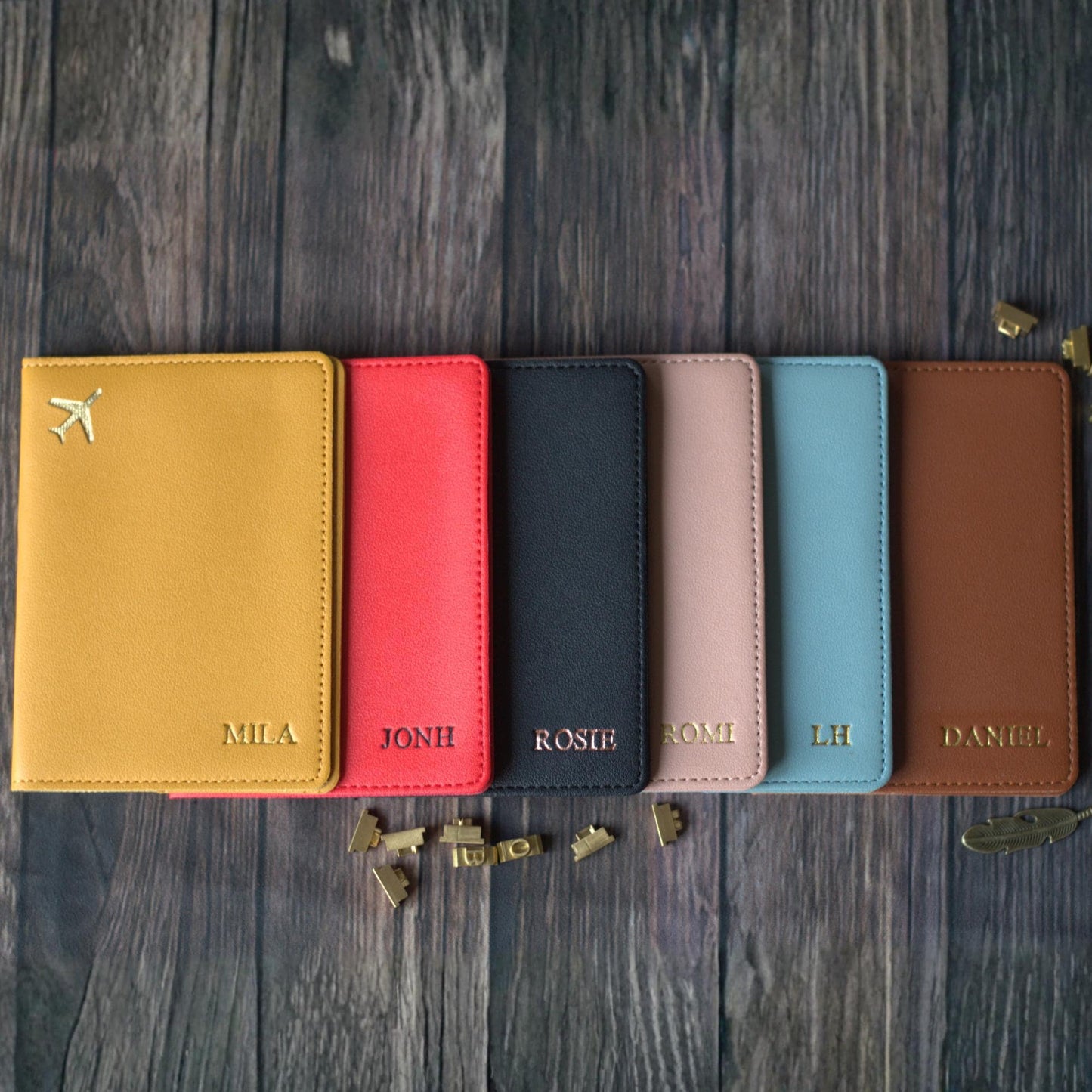 Passport Cover & Luggage Tag Travel Set